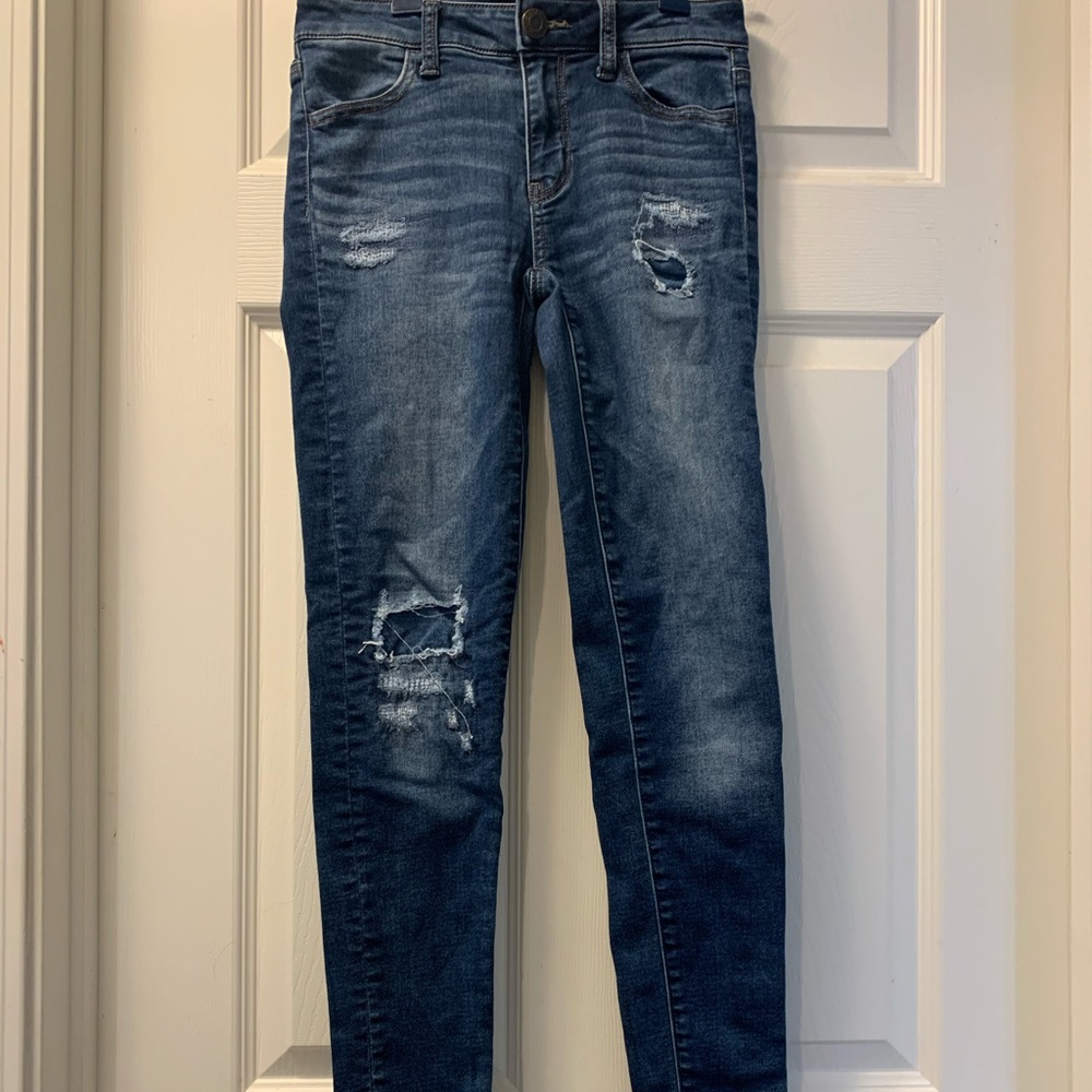 American eagle dark wash jegging